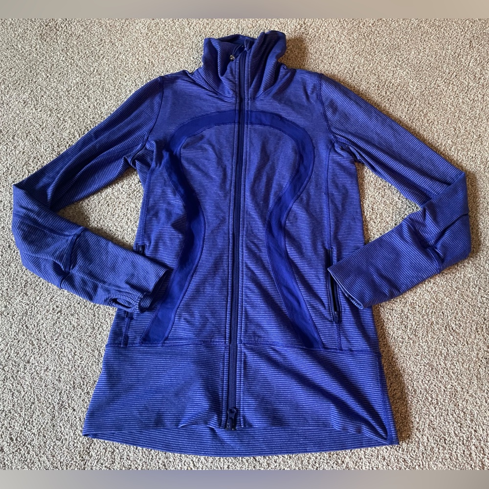 Lululemon Stride Full Zip Jacket in Tonka Stripe